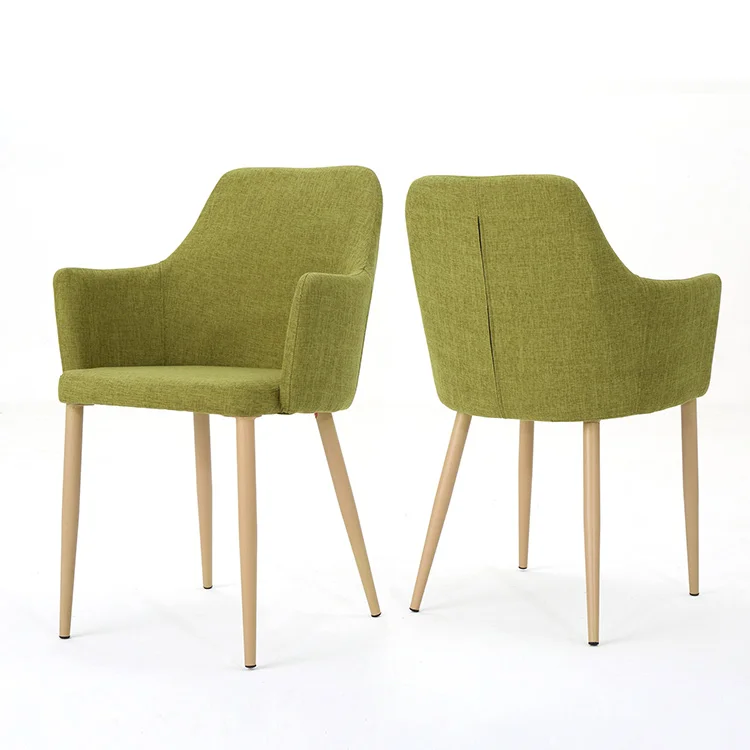 

modern dining room wooden armchair fabric dining chairs