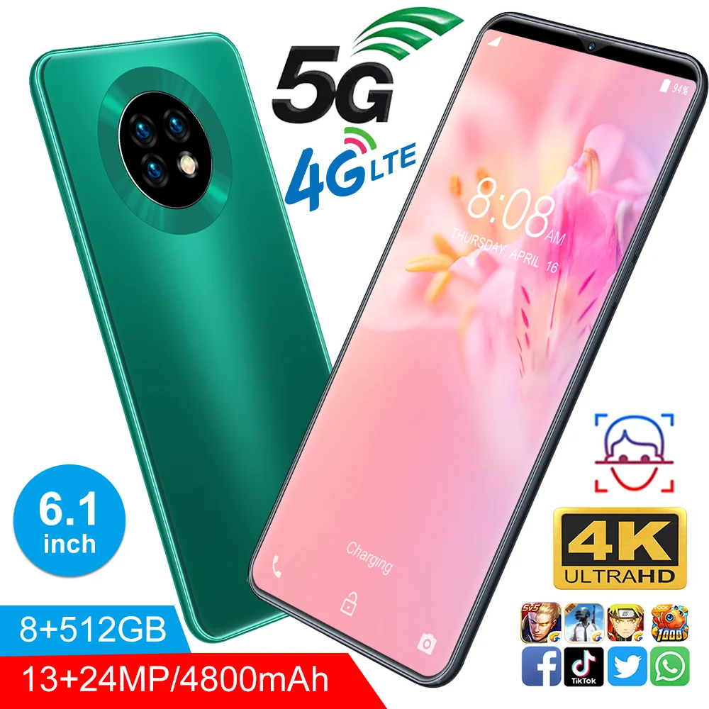 

Mate33 Android AMOLED 3G 4G 5G android phone Wholesale Original Unlocked Smart Mobile phone