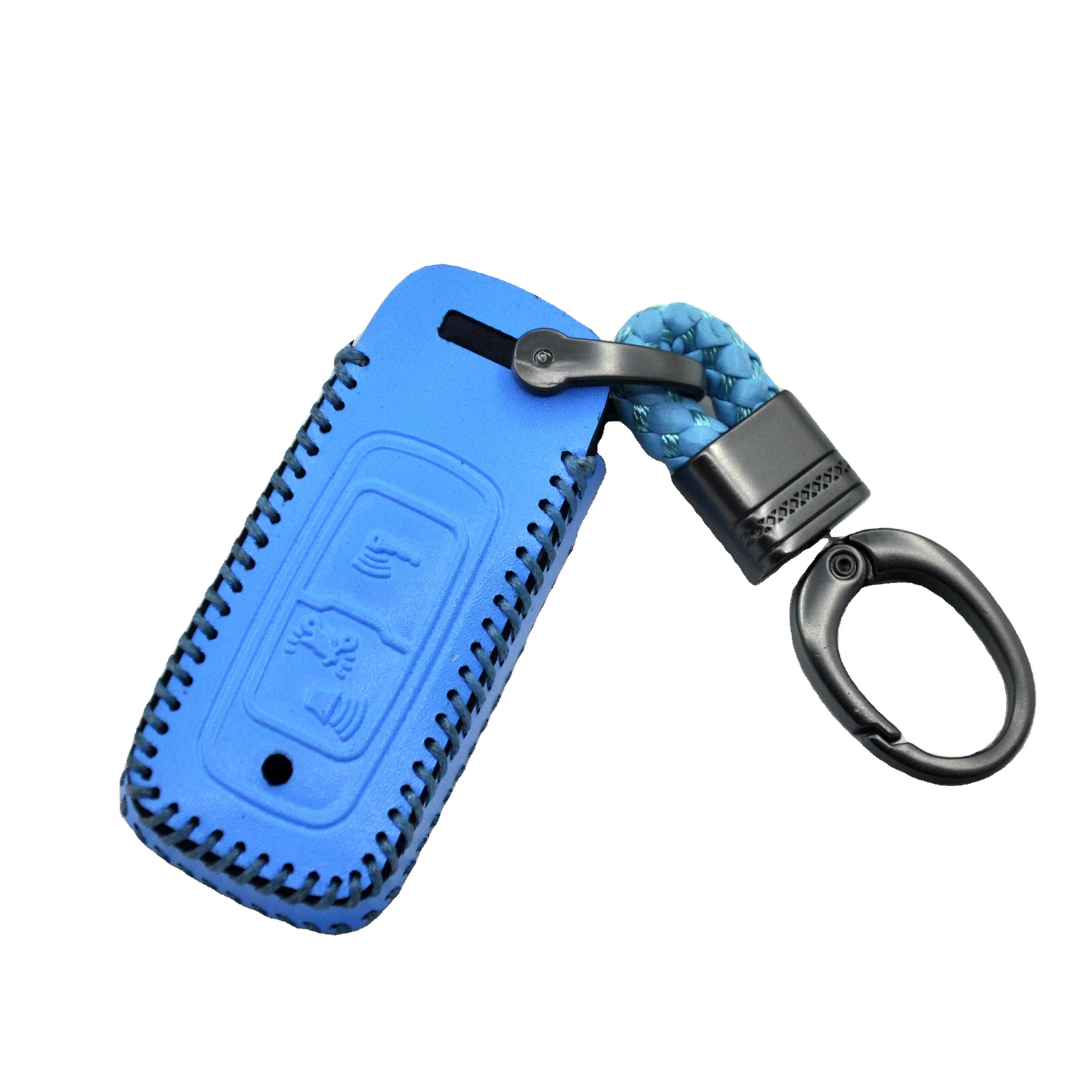 

2021 New car key case leather for Honda PCX 160 Keychains Keybag 2 Buttons