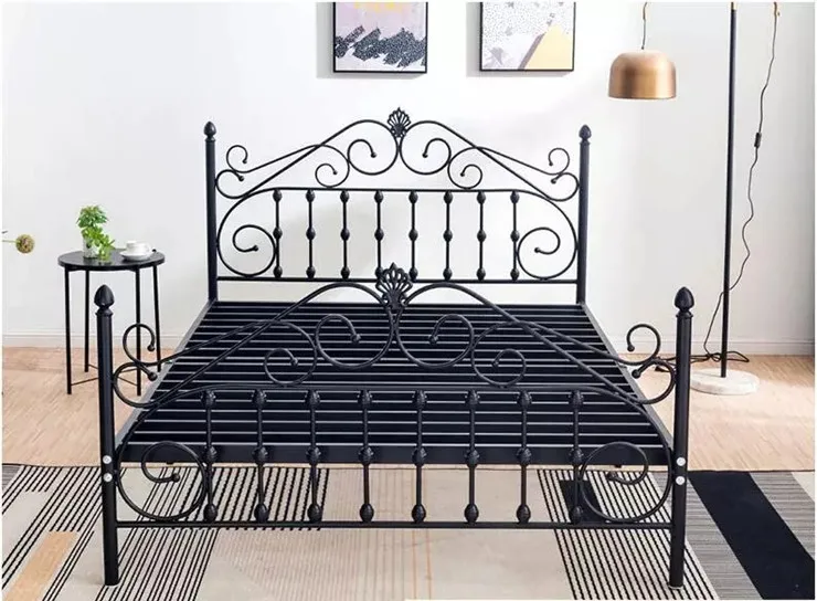 European Modern Princess Iron Bed Iron Frame Steel Frame Double Simple   H0c7b38a749094a8baa62f870dc1698d8q 