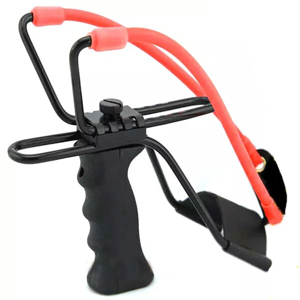 

Slingshot Hunting Professional Powerful Slingshots Adult Outdoor Games Stainless Steel High Power Slingshot Katapult With Rubber