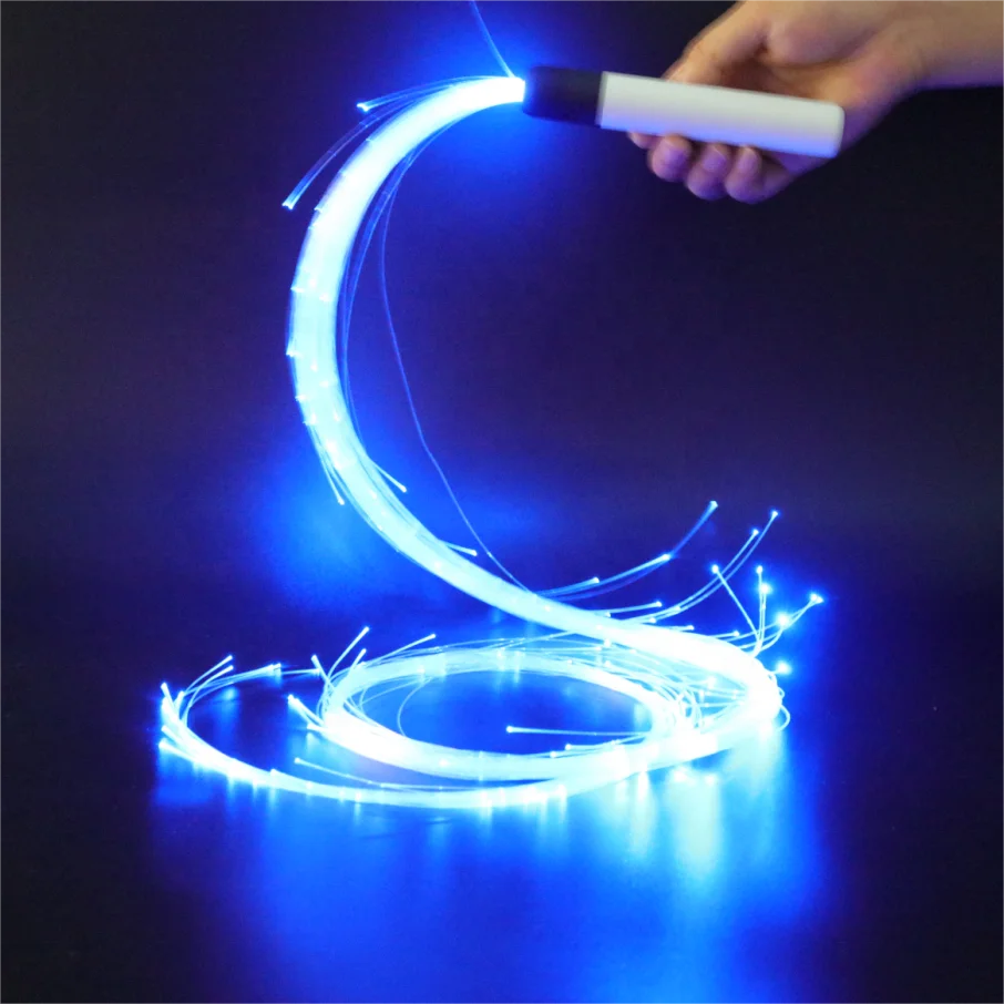 

2023 New Gen 5th LED Fiber Optic Whip Dance Whip with Multicolored Optic Fiber Light
