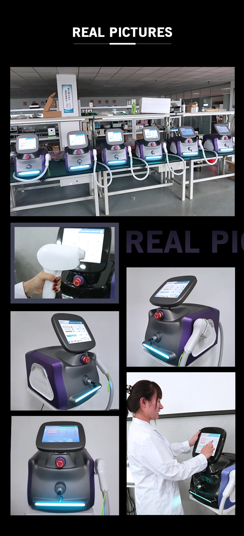 Professional laser full body hair removal system Alexandrite laser depilation machines 808nm diode laser hair reduce machines