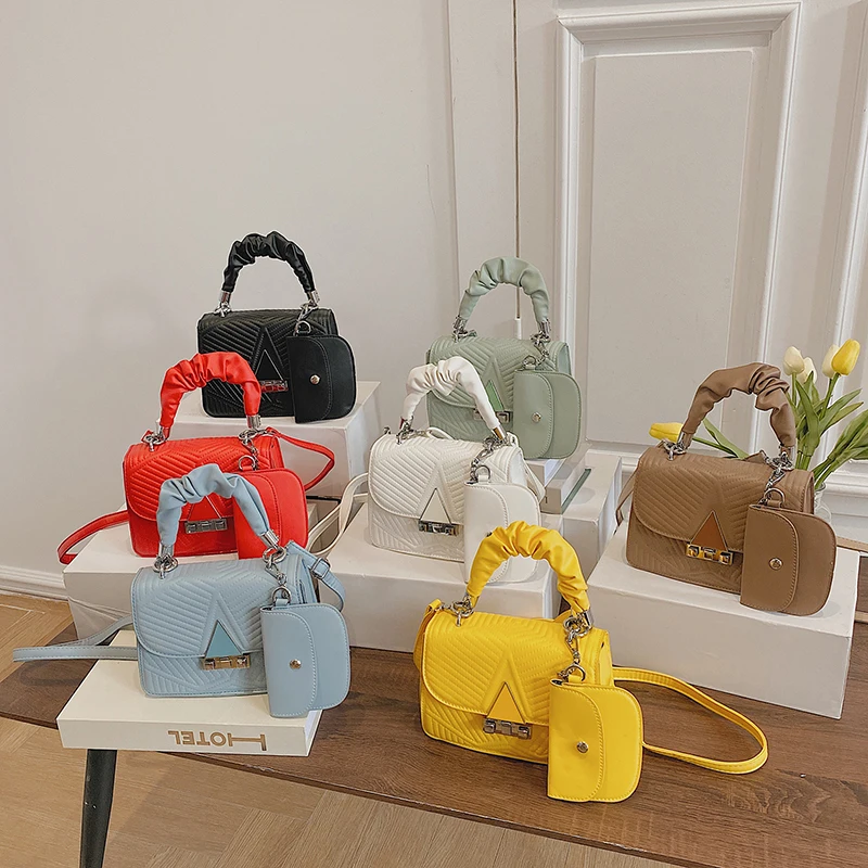 

Women Shoulder Bags Luxury Leather Handbags Solid Color Crossbody Bags For Women Female Hand Bag, 7 color can choose or custom you like color