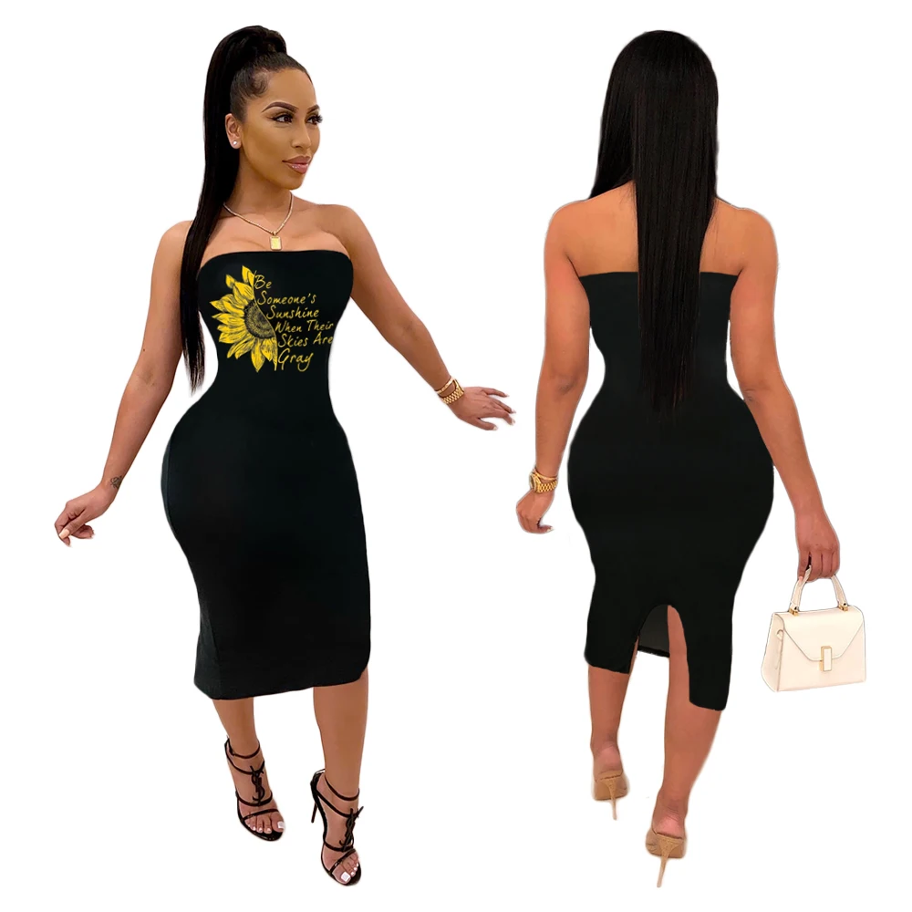 

SH7194 new women's sexy fashion printed sleeveless dress plus size summer dress 3XL 4XL for women