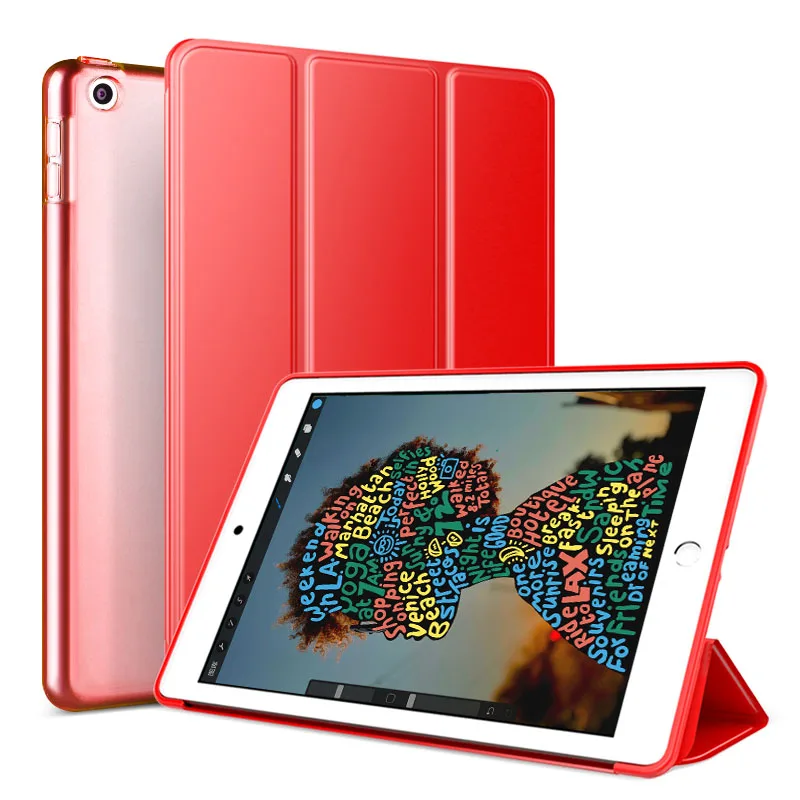 

9.7 inch Magic cover shockproof Hard PC Back case for ipad Air2, 3color