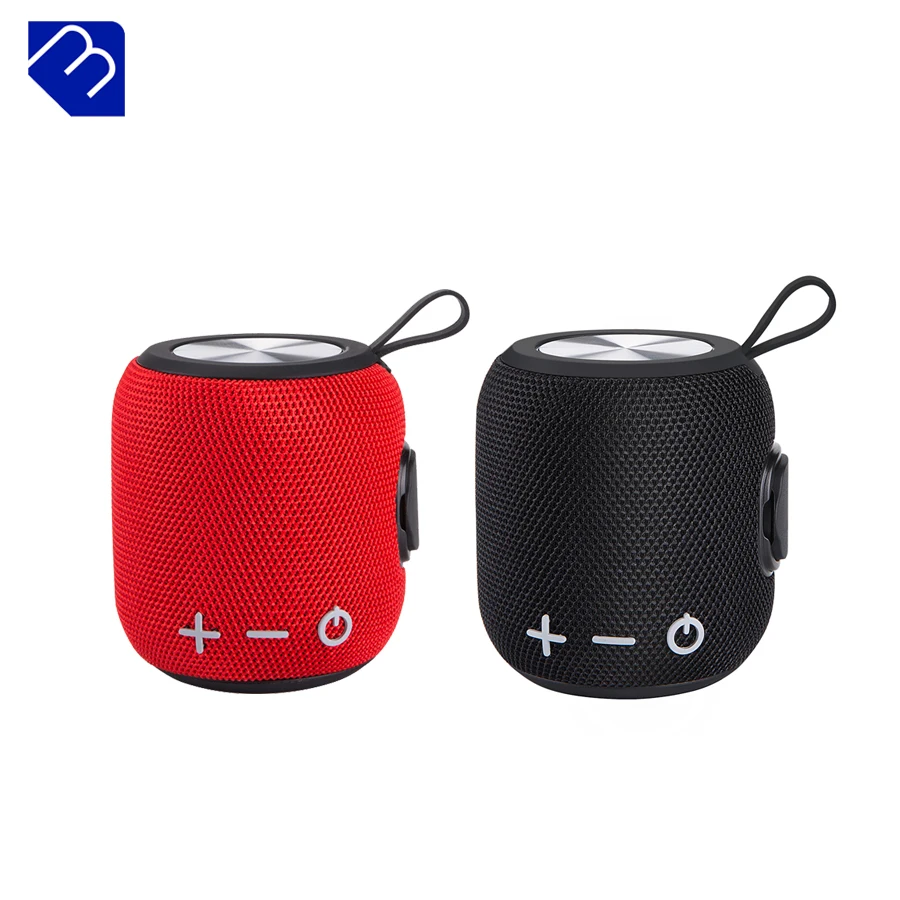 

2018 waterproof portable bluetooth speaker, Black,red
