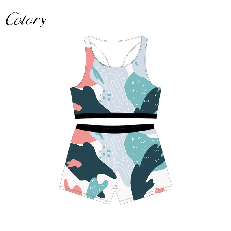 

Colory 2pc Short Sets Women Summer 2021 Adult Women Onesie, Picture shows