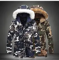 

Fashion winter jacket men's camouflage pike coat men's uniform jacket men's thick cotton jacket lovers fur coat XL 5xl