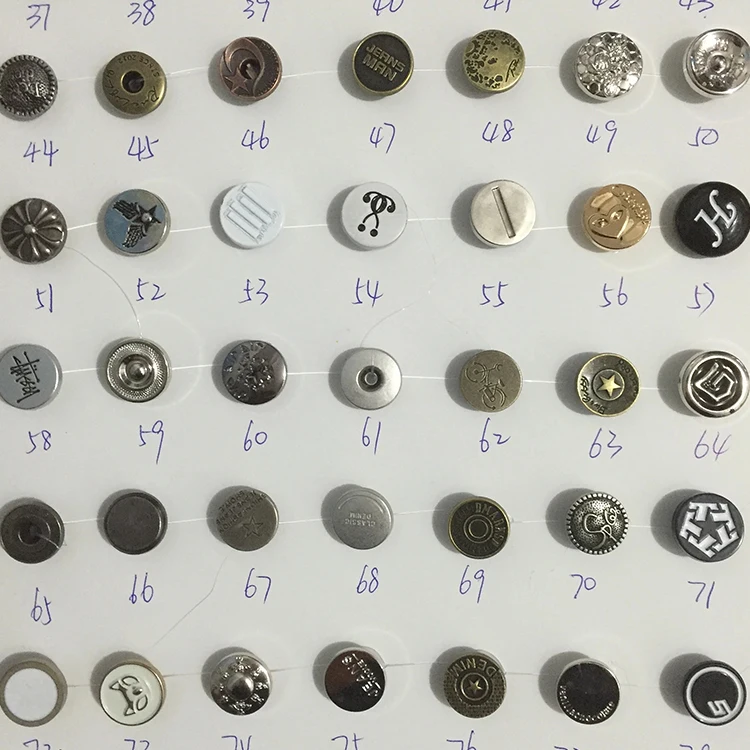 Custom Brand Durable Shank Remove Denim Brass Metal Jacket Tack Jean