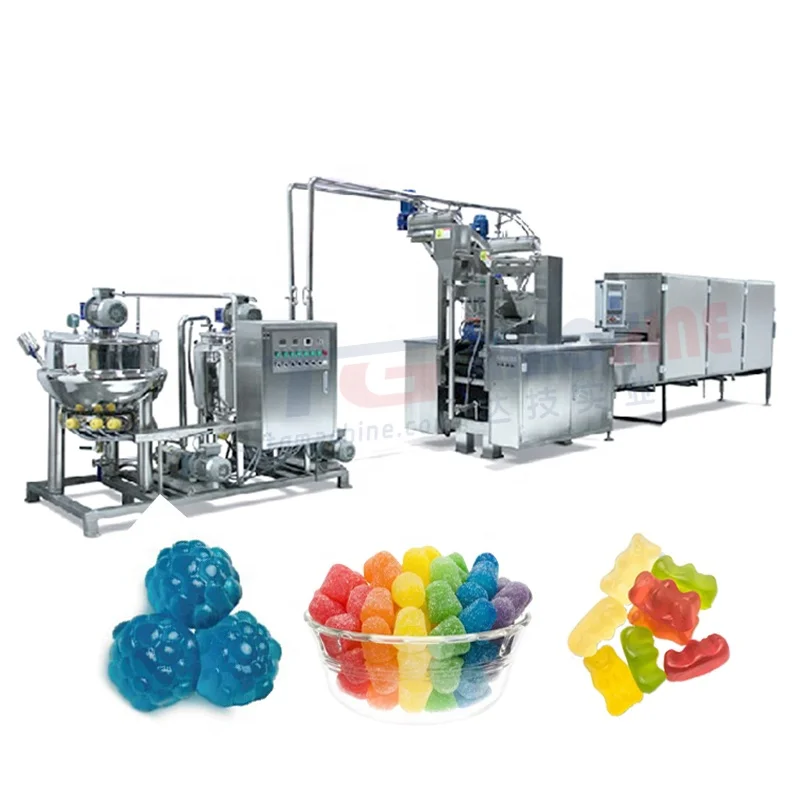 

Automatic Soft Vitamin Gummy Candy Bear Making Machine