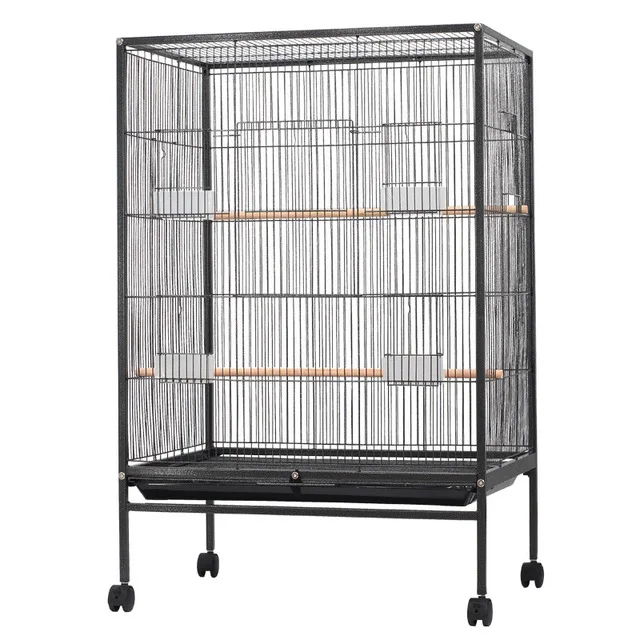 

Birdcage Budgerigar Mynah Bird Cage Metal Large Pet Cage With Wheels Bird Breeding Cage Factory Spot