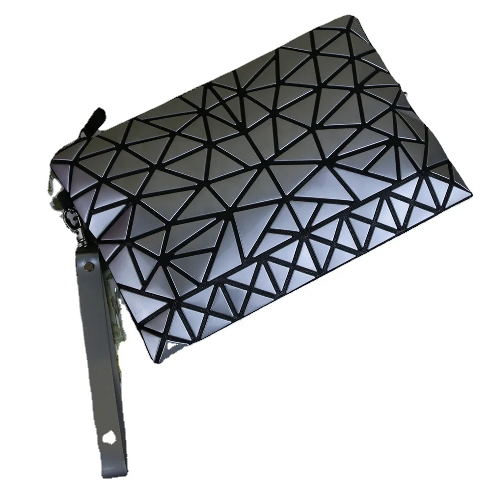 

Special offer irregular rhombic lattice personalized cosmetic bags, 7 colors