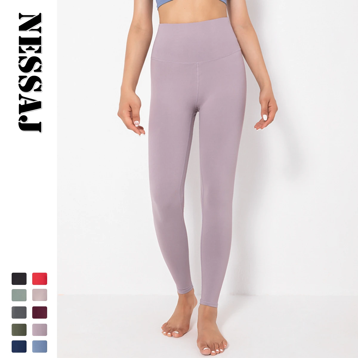 

Women Skin Friendly Fabric Skinny Nylon Yoga Fitness High Quality Tight Leggings