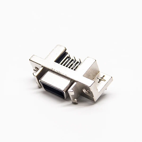 90 Degree Right Angled Female Receptacle Hpcn Type 14 Pin Scsi Connector Buy 90 Degree Right