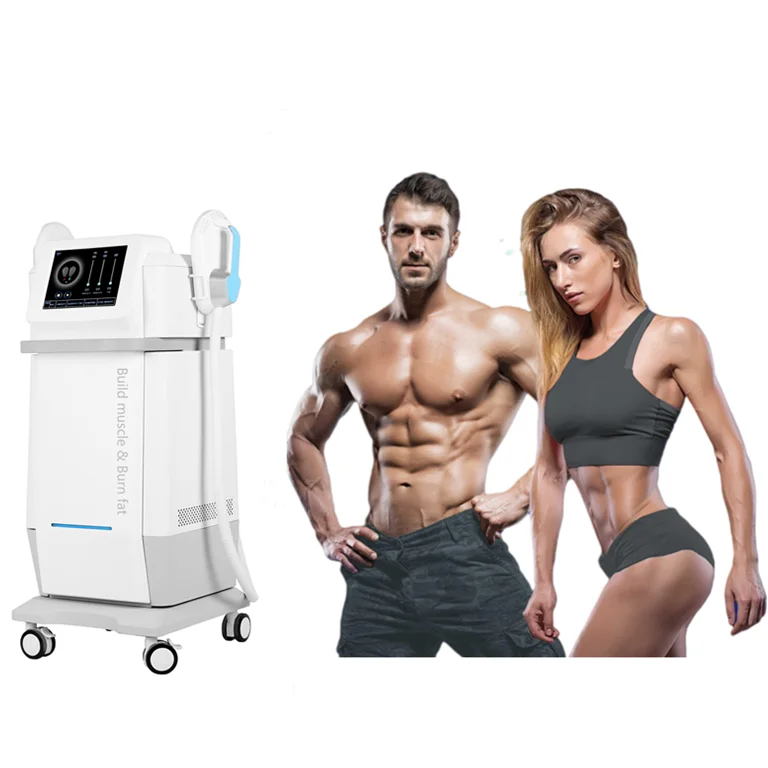 

7 teslasculpt ems body sculpting burn fat Electrical muscle building stimulator 2 handles Sculptor emslim neo rf nova machine