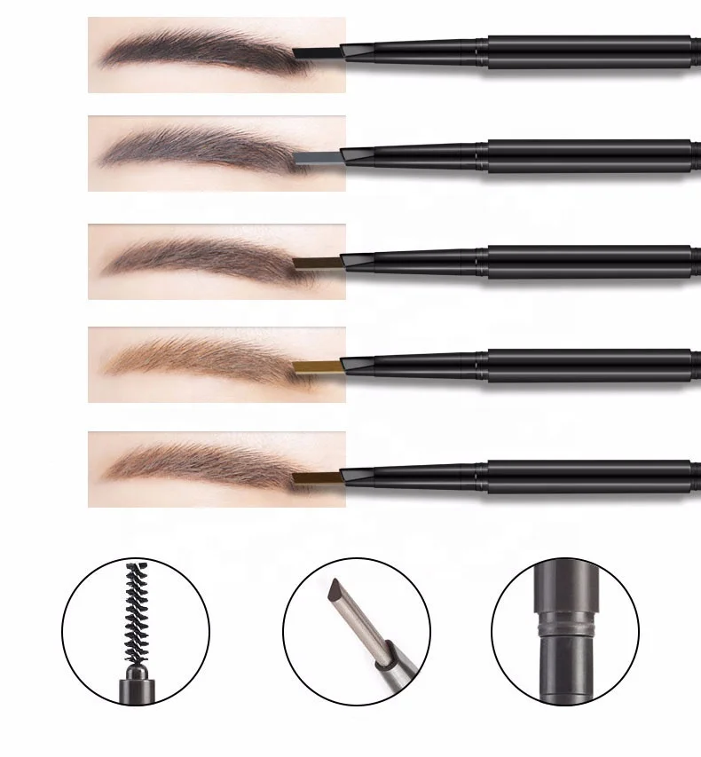 

Professional eyebrow slim etiqueta privada del lapiz de cejas Brow Eyebrow pencil private label custom