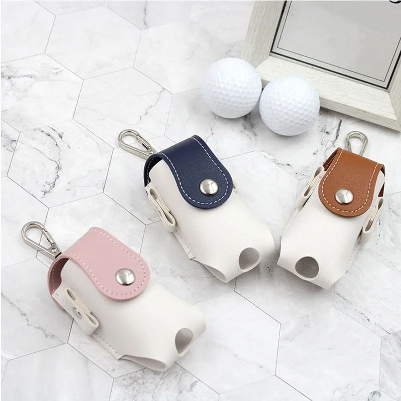 

Stylish Minimalist Design Golf Ball Bag Holder Pouch Golf Tee Organizer Magnetic Buckle Bag