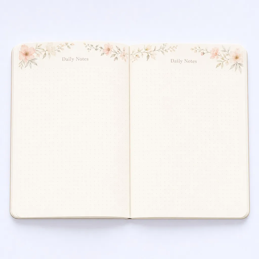 Aesthetic Dot Grid Spread