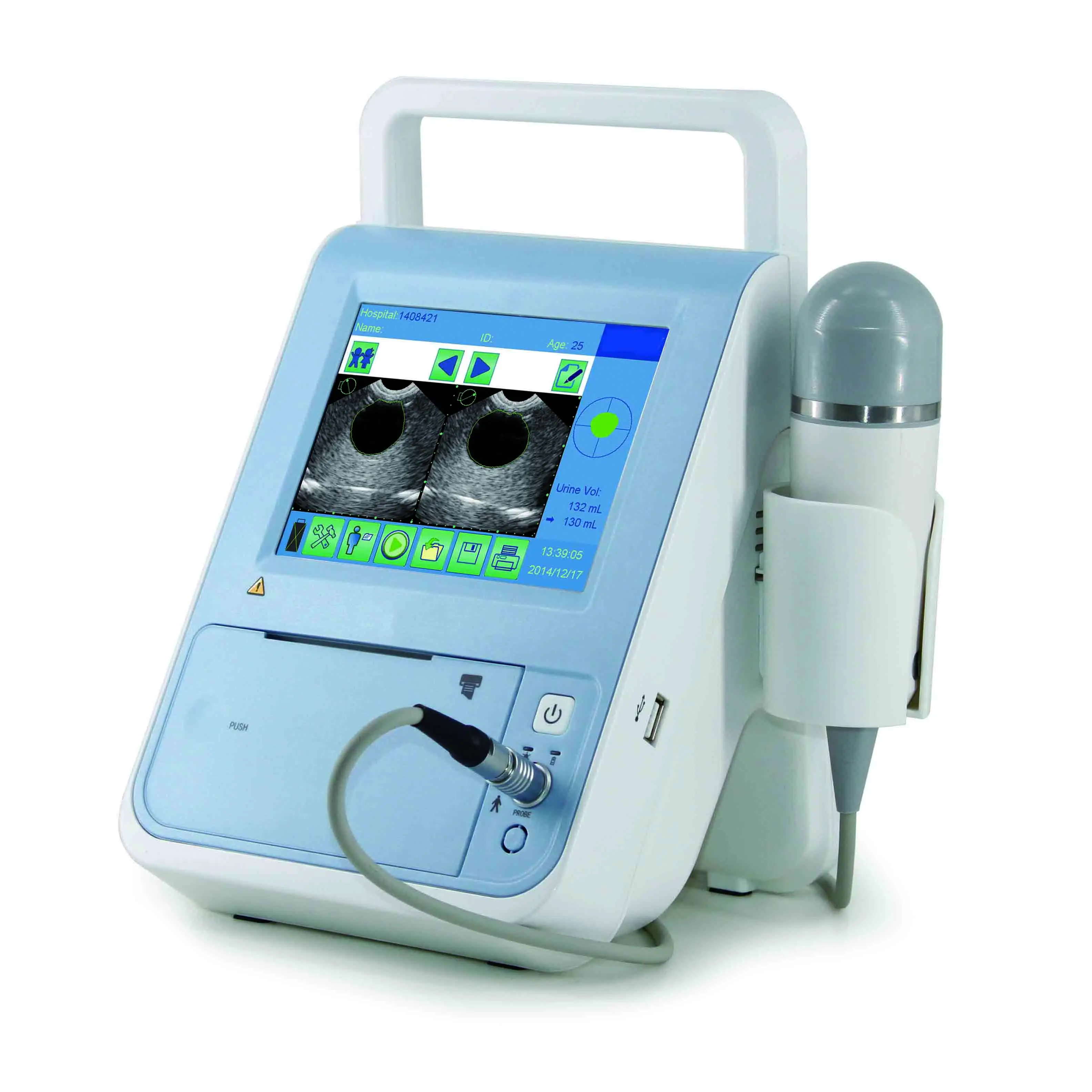 
CE approved USB port available ultrasound bladder scanner with 3D probe for urology and obstetrics  (1600068460180)