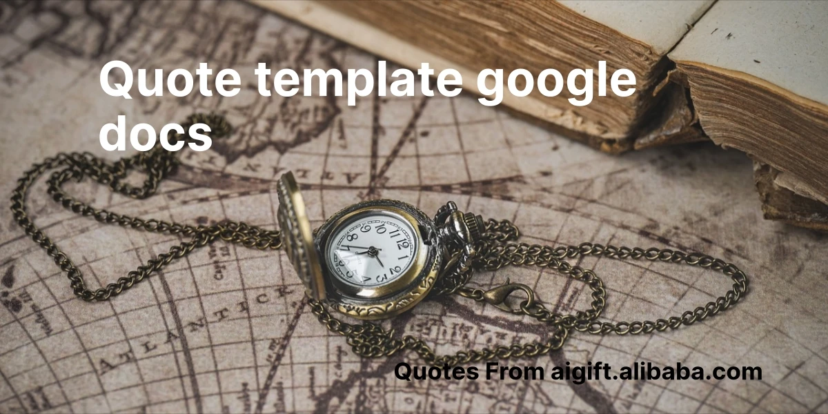 quote template google docs
