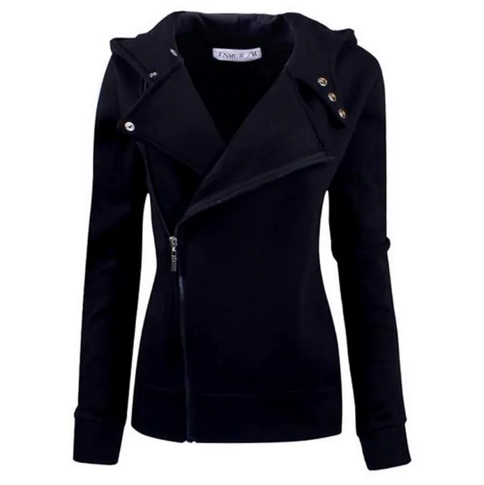 KYB009 Autumn and winter hooded sweatshirt jacket women warm coat