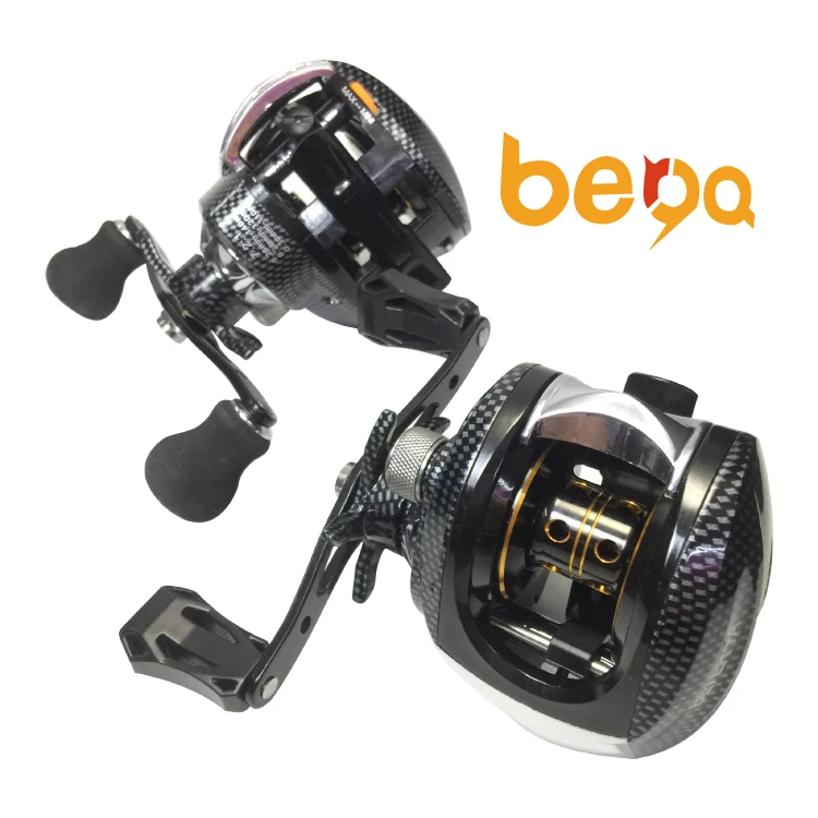 

Smooth Dual Braking System 17+1BB Baitcasting Fishing Reel Low Profile Bait Casting Reel, Same as picture or customized