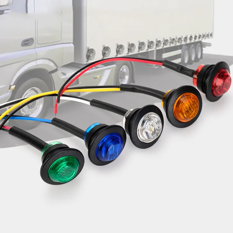 

Competitive price green blue white red amber truck position led side maker light