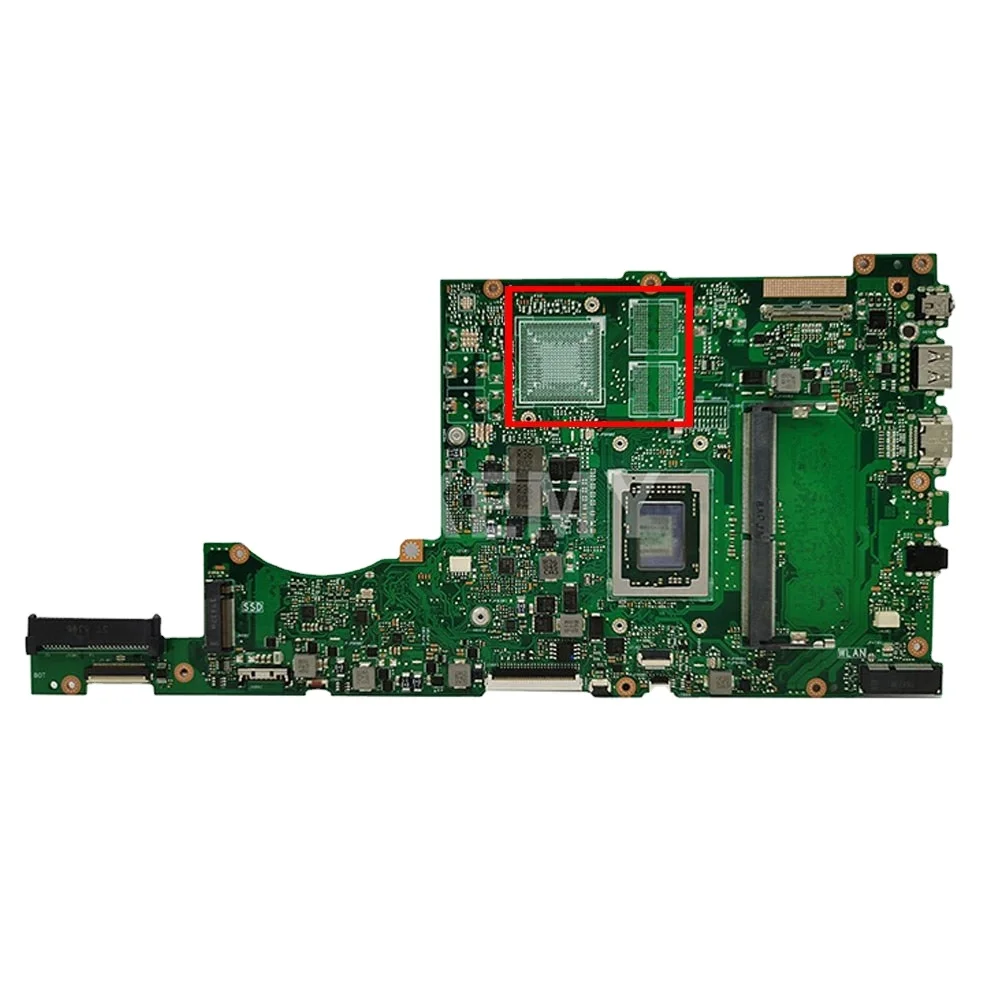 

X411QA Motherboard W/ A12-9720P 4GB/RAM For Asus X411QA X411QR X411Q X411 Laptop Motherboard X411QR Mainboard