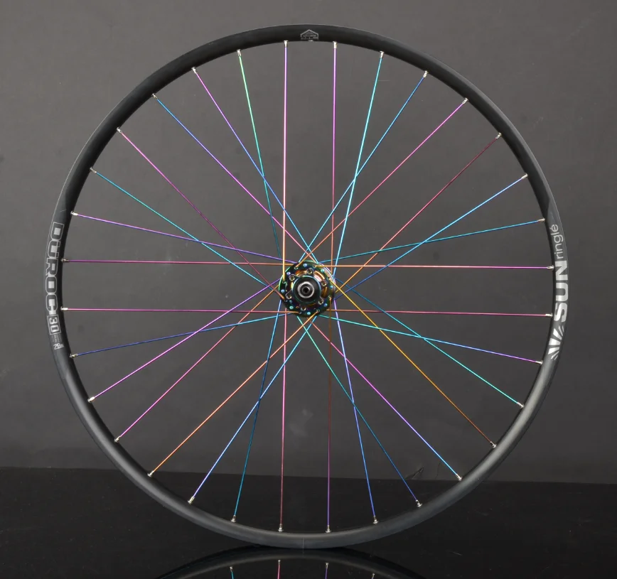 

Sunringle DUROC 30 27.5/29in sleeved black rim Koozer XM490pro hub HT stainless steel pil slick spoke brass nipples