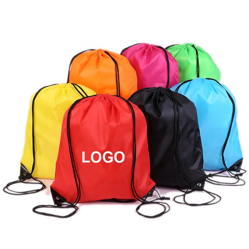 

Wholesale Custom Printed Logo Recycled Fashion Polyester Drawstring Bag