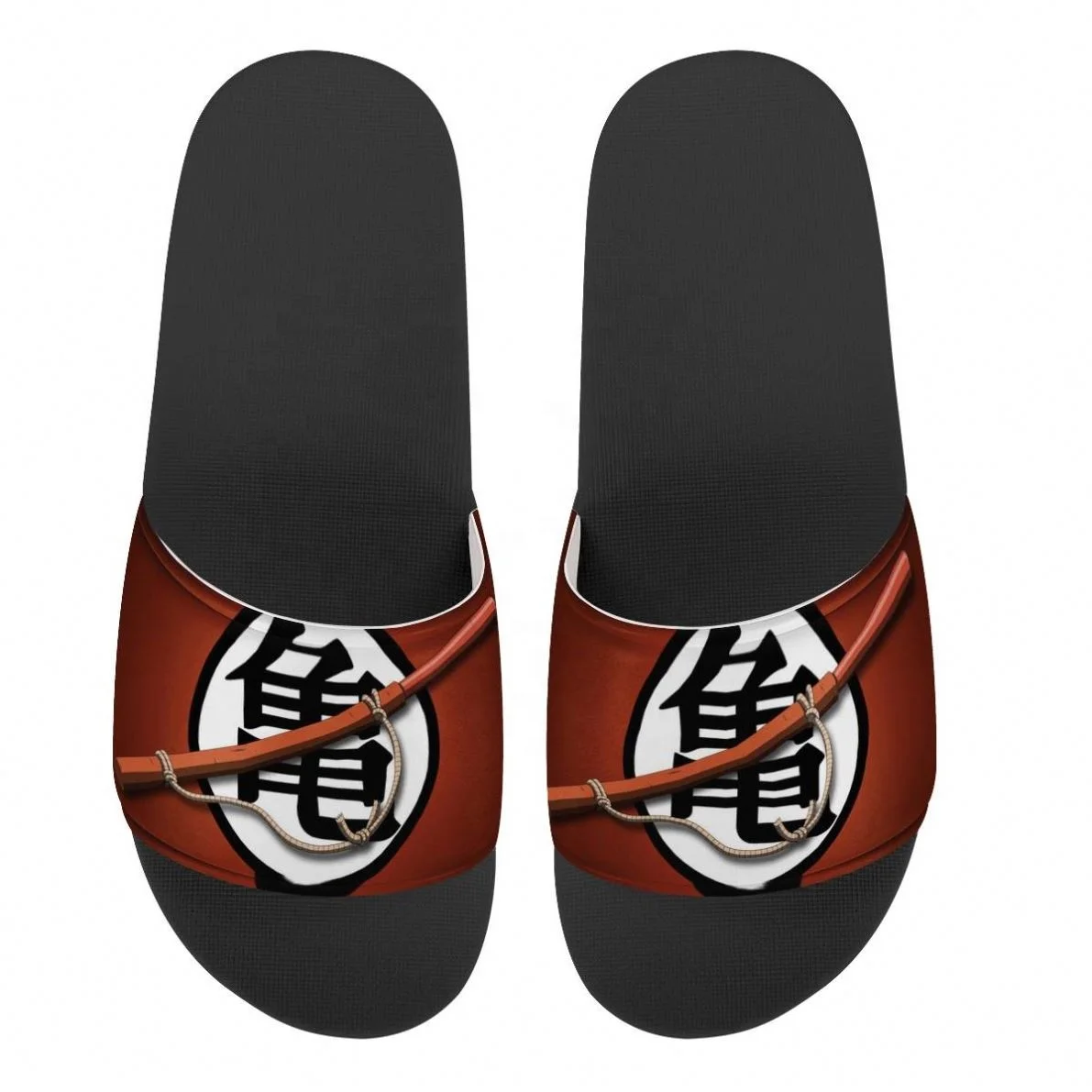 

Custom Image Logo Slippers Dragon Ball Z Guko Summer Fashion Slides Sandals Outdoor Men Non-Slip Beach Shoes Platform Flip Flops