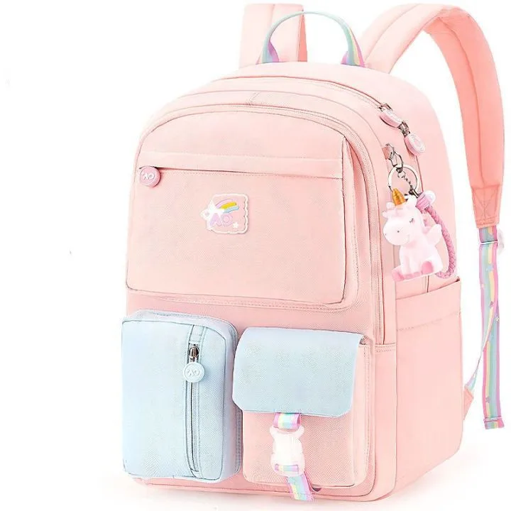 

2022 new versatile student schoolbag 1-6 grades easy to store large-capacity double shoulder bag school bags kids backpack