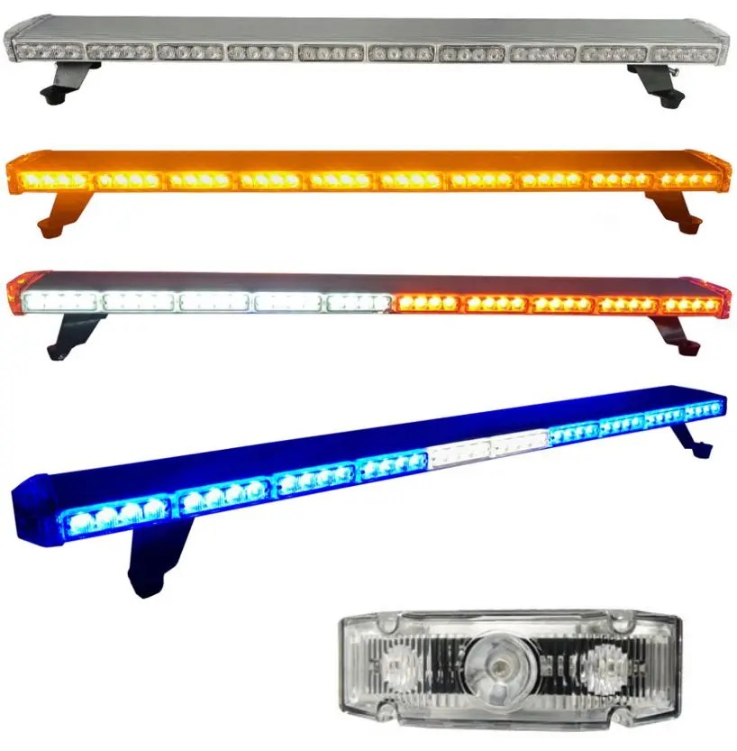 led car strobe flashing light/led traffic advisor light bar/advising emergency vehicle directional warning strobe light bar