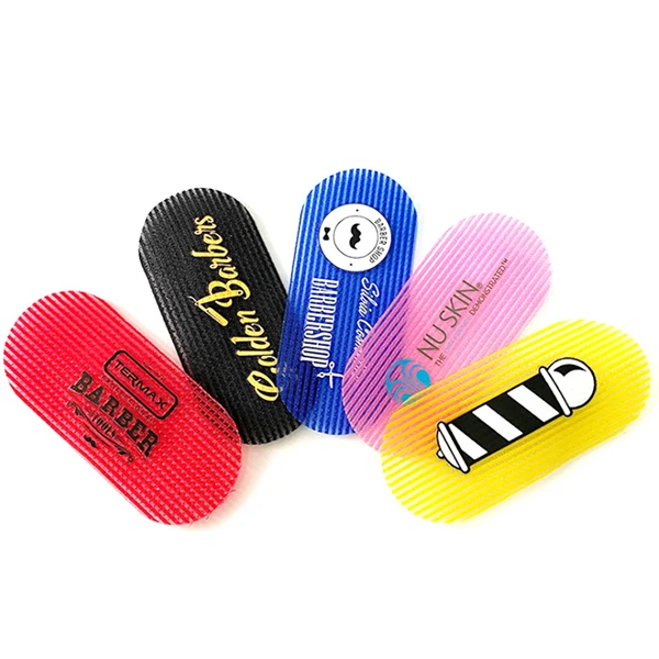 

Customize Logo Barber Wig Hair Grippers Grips Holder Magic Hook And Loop Hair Roller Hair Clip Bands Stickers, Multicolour