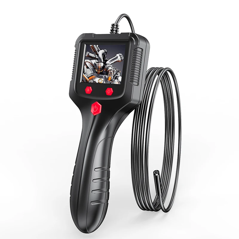

1080P Portable Endoscope Camera System 2.4 Inch IPS Screen Borescope 8mm Lens for Pipe Inspection