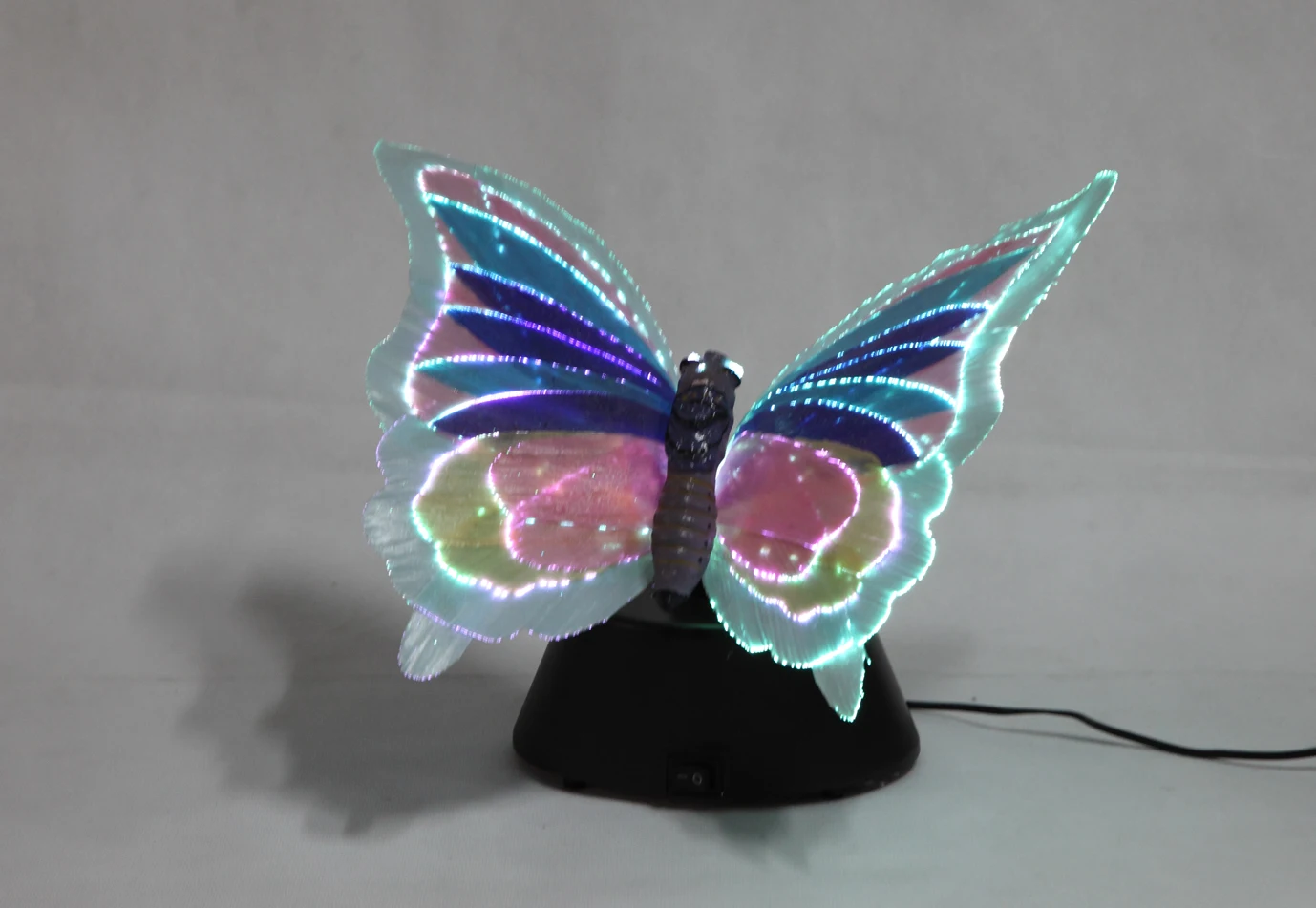Led Artificial Butterfly Fiber Optic Butterfly Light Decoration Light