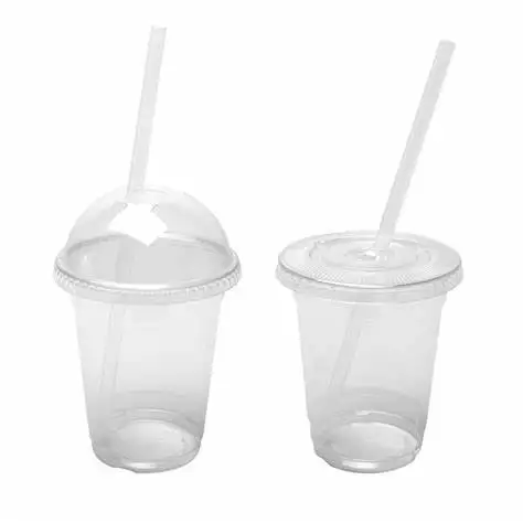 

Disposable Custom Boba Cups Crystal Clear Pet Plastic Cold Cup Custom Logo Take-Away Cup, Customized color