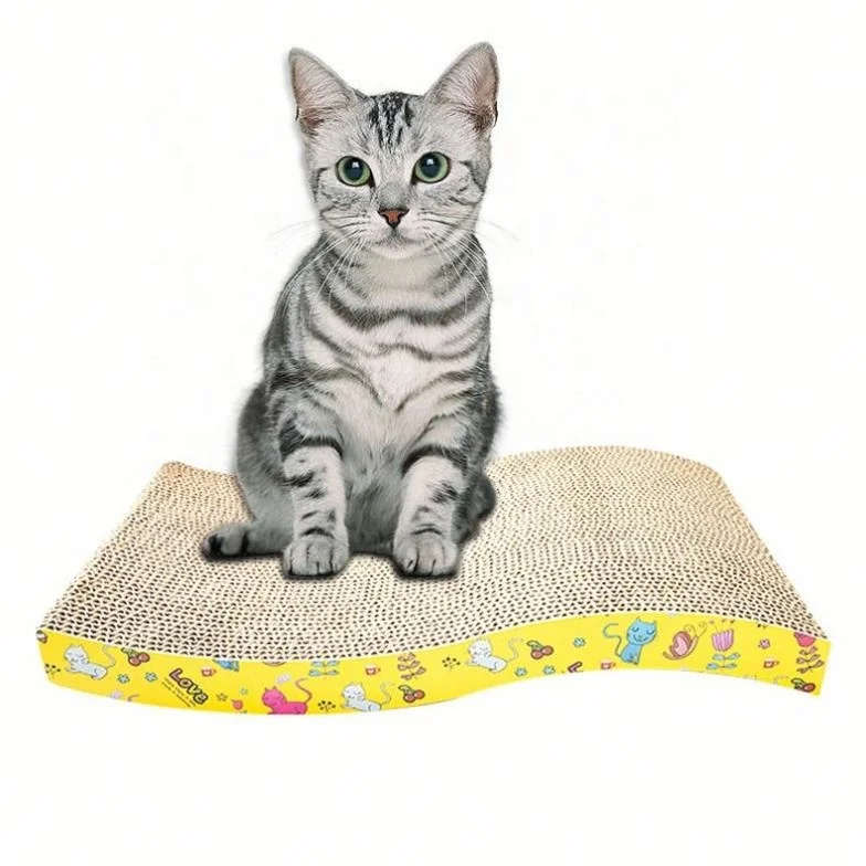 

Multi-Style Straight Board Cat Interactive Game Scratching Rest Sleeping Pet Nest, Photo