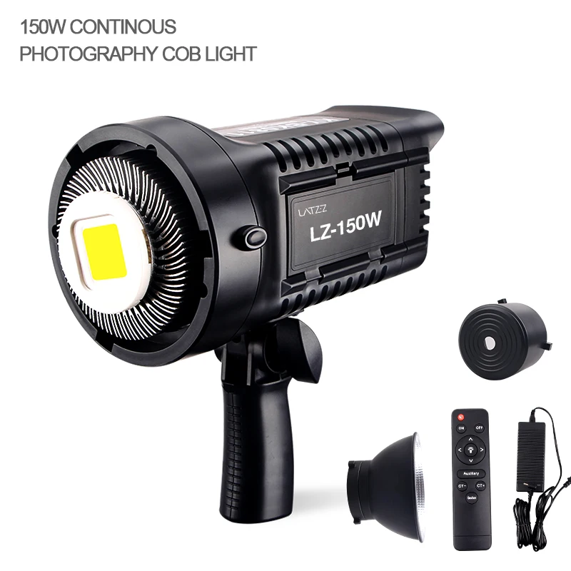 

Professional Bowens Mount Led Cob Continuous 5800K 150w Studio Video Light Photographic Lighting
