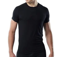 

Summer Muscl T-Shirt Men Custom Logo Plain Slim Fit Bamboo Shirt