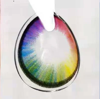 

annual best-selling rainbow-colored contact lenses in Europe and the United States, Green