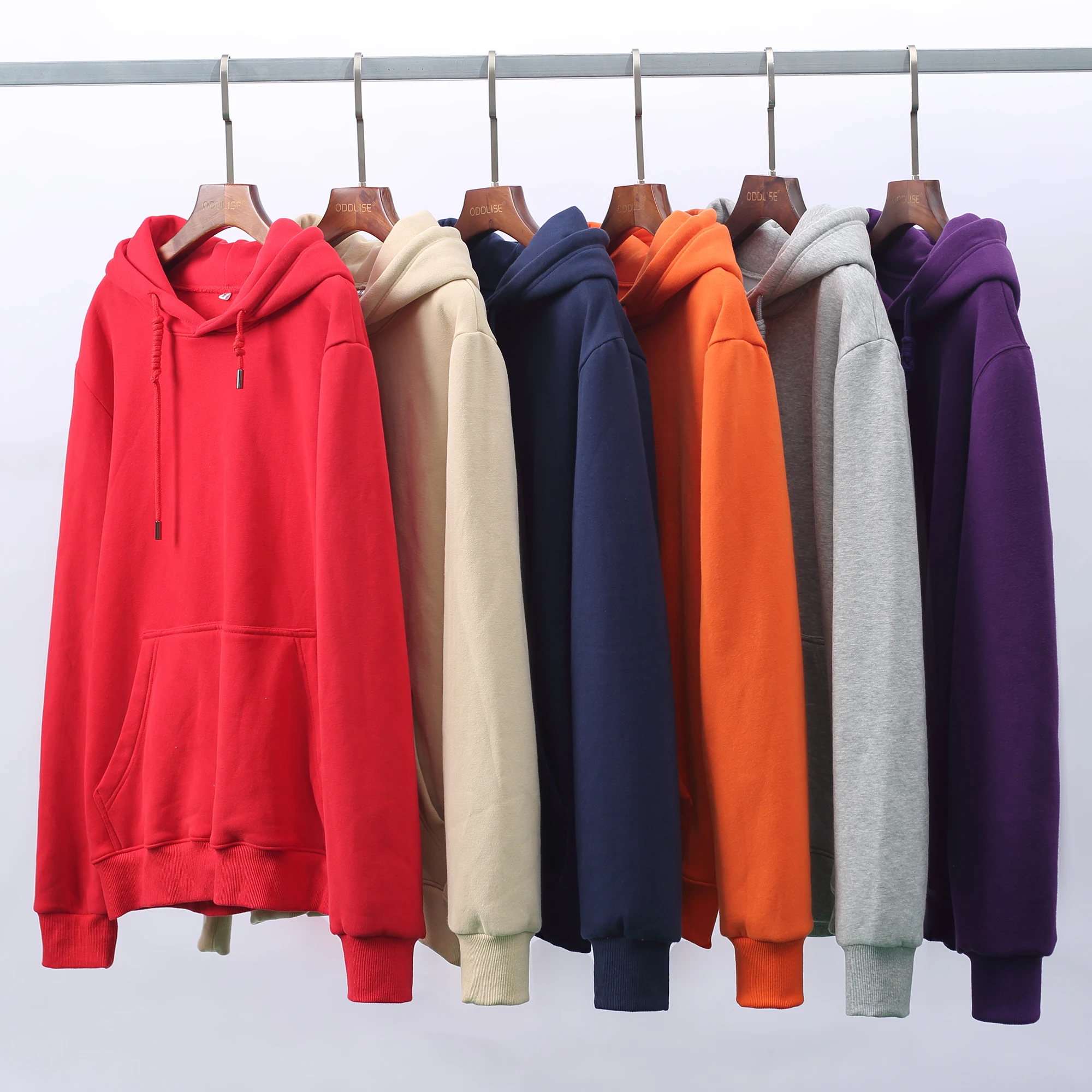 

Custom blank logo design cotton high quality street wear blank hoodies
