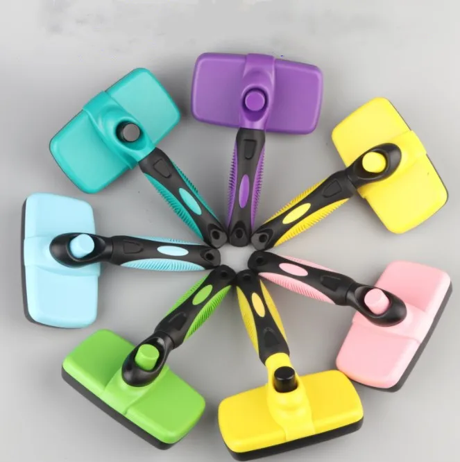 

Wholesale Pet Supplies Self Cleaning Slicker Brush Dog Grooming Pet Brush, Accept customized