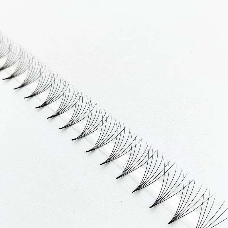 

Dark Black Premade Volume Lash Extensions OEM Russian Pre Made Fans Eyelash Extensions, Natural black