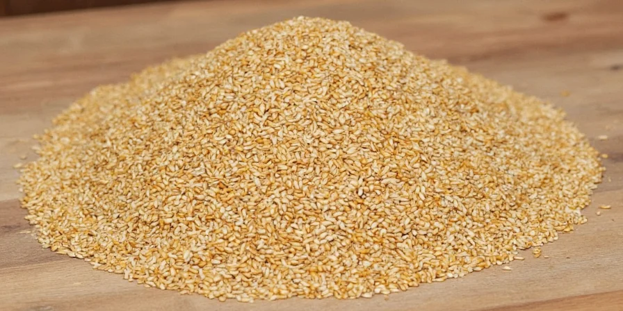 Nutrition chart for sesame seeds