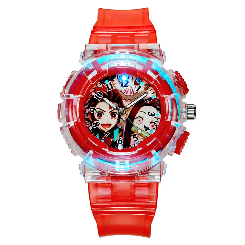 

PUSHI wholesale new watches Children luminous watch cartoon kids digital kids led Quartz watch