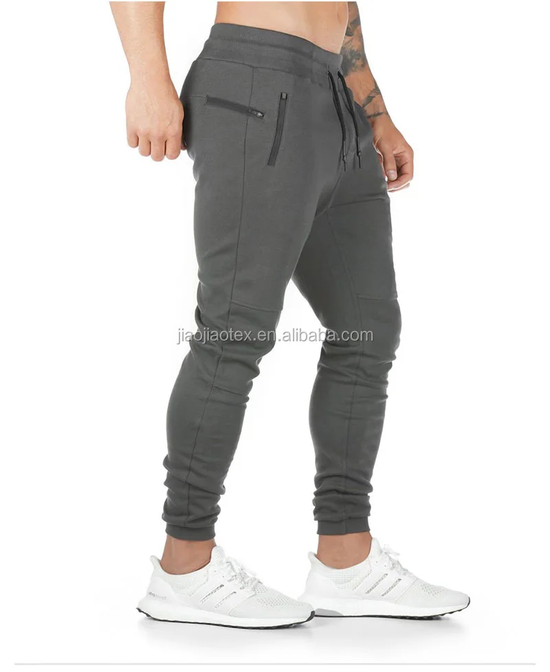 

Hot sale custom made blank plain color gym male joggers men, Picture color