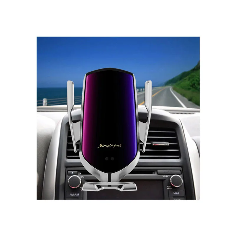 

factory direct sales R1 wireless car phone charger mount Mobile holder car