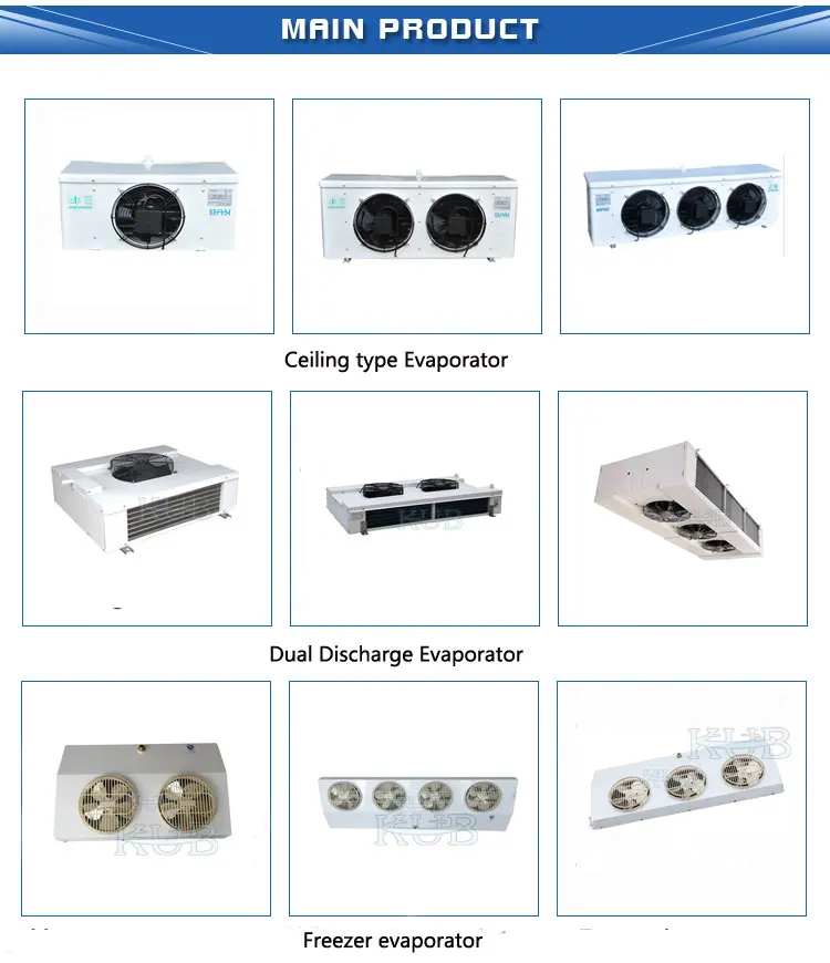 KUB WN03 ZB21M 3HP Water Cooled Condensing Unit with 380V Voltage R-22/R-404A Refrigerant and +10 to -18℃ Cooling Capacity